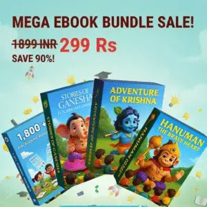 Magical Stories & Activity Mega Pack for Kids – Krishna, Ganesha & Hanuman Stories + 3,100+ Worksheets, Quizzes & Coloring (Lifetime Access)