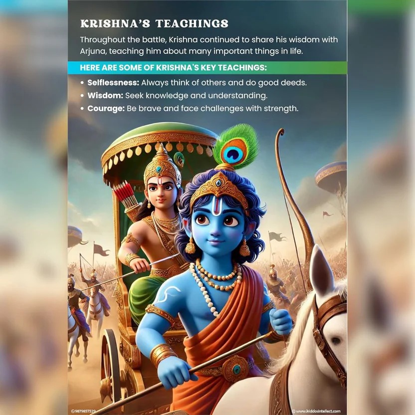 Bhagavad Gita for Kids, English Edition (Illustrated, Easy Language, Ages 6–12) - Image 4